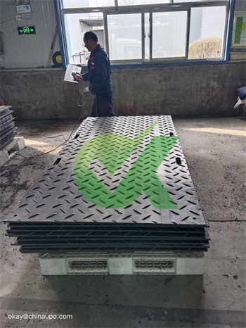 6’X3′ green Ground protection mats seller-China factory 